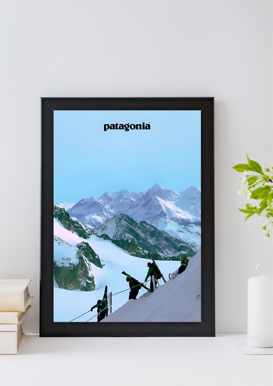 Patagonia Mountain Poster